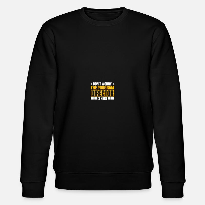 Programmdirektor - Stanley/Stella Unisex Bio-Sweatshirt CHANGER  - Schwarz