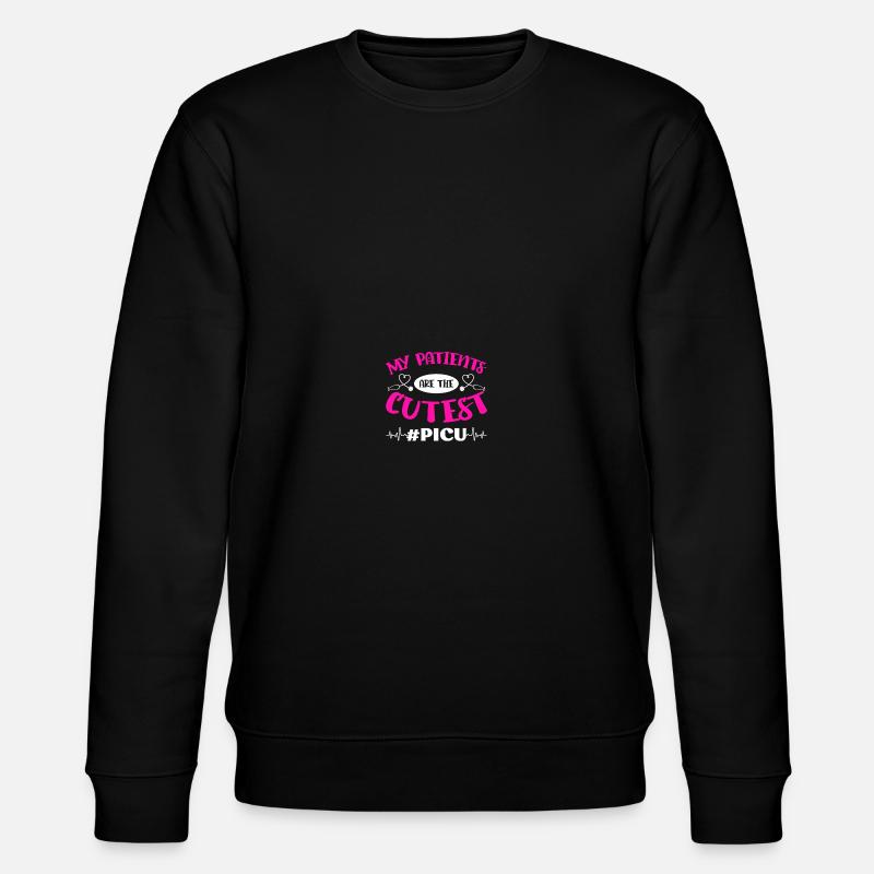 Kinderkrankenschwester PICU Krankenschwester - Stanley/Stella Unisex Bio-Sweatshirt CHANGER  - Schwarz