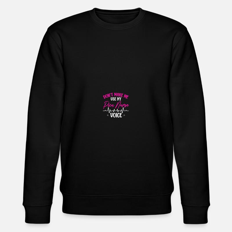 Kinderkrankenschwester PICU Krankenschwester - Stanley/Stella Unisex Bio-Sweatshirt CHANGER - Schwarz