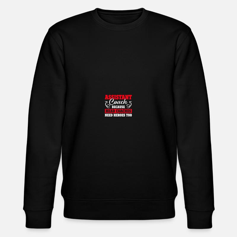 Assistant Trainer - Stanley/Stella CHANGER Unisex Organic Sweatshirt - black