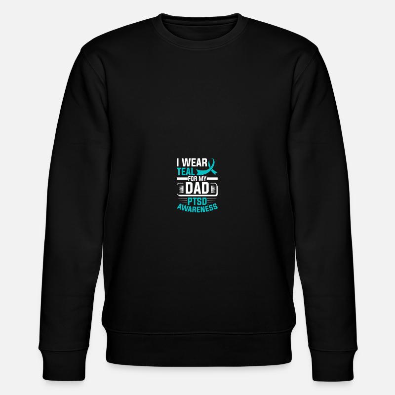 PTSD-Bewusstsein - Stanley/Stella Unisex Bio-Sweatshirt CHANGER - Schwarz