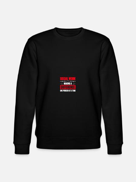 School Social Worker - Stanley/Stella CHANGER Unisex Organic Sweatshirt - black