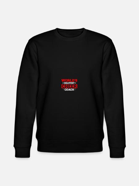 Cheerleading Coach Cheer Coach - Stanley/Stella CHANGER Unisex Organic Sweatshirt - black