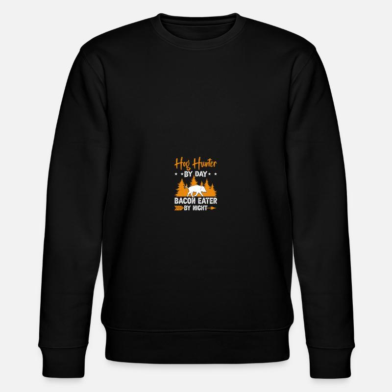 Chasse au cochon Hog Hunter - Sweat bio CHANGER Stanley/Stella Unisexe - noir