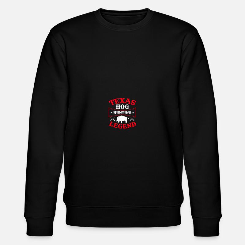 Chasse au cochon Hog Hunter - Sweat bio CHANGER Stanley/Stella Unisexe - noir