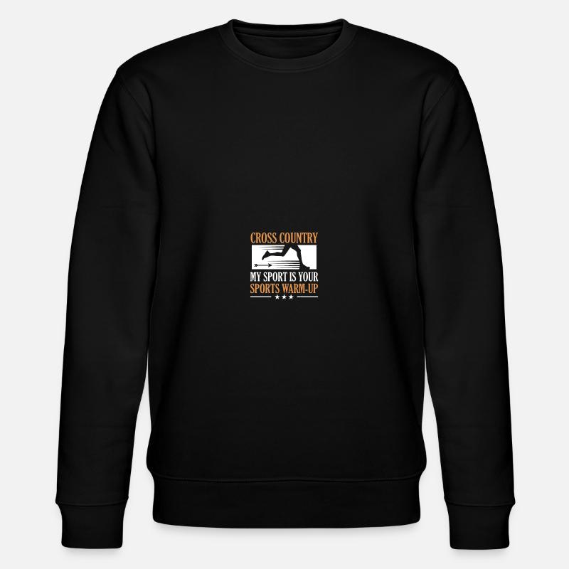 Langlauf Läufer Langlauf - Stanley/Stella Unisex Bio-Sweatshirt CHANGER  - Schwarz