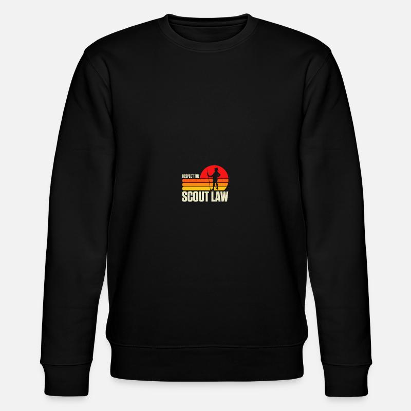 Scoutmaster - Stanley/Stella CHANGER Unisex Organic Sweatshirt - black