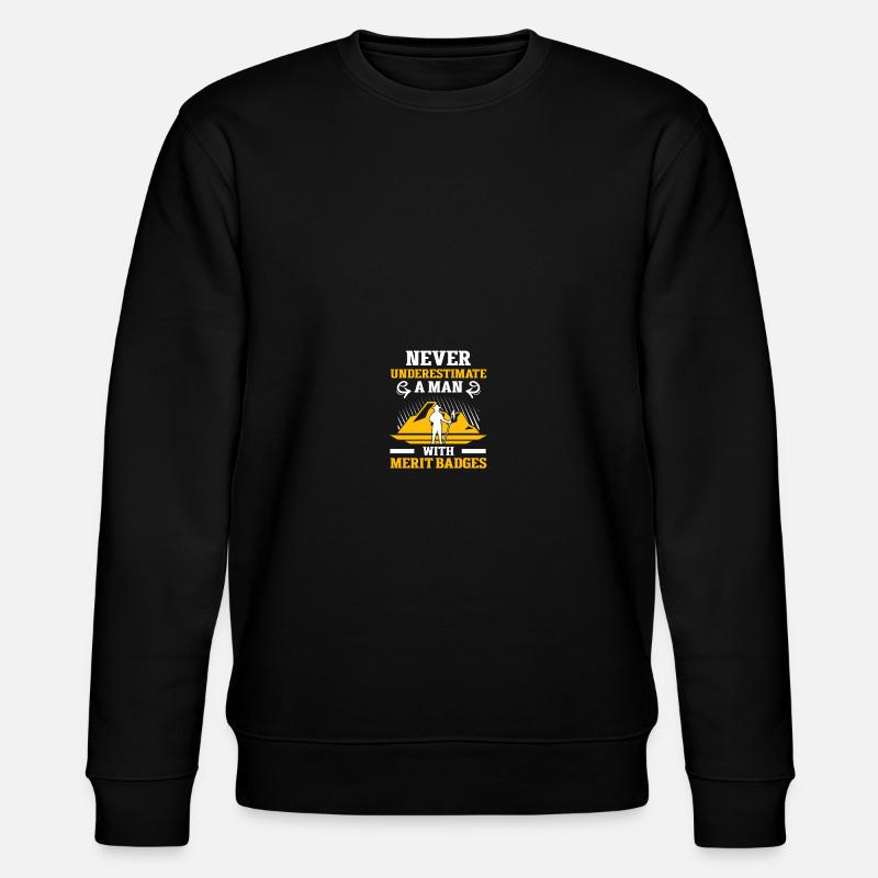 Scoutmaster - Stanley/Stella CHANGER Unisex Organic Sweatshirt - black