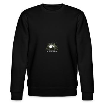 Scouting Pfadfinder - Stanley/Stella Unisex Bio-Sweatshirt CHANGER  - Schwarz - Vorne - Nik (191cm) & Marisol (170cm)