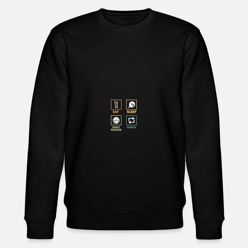 Scouting Scouts - Stanley/Stella CHANGER Unisex Organic Sweatshirt - black