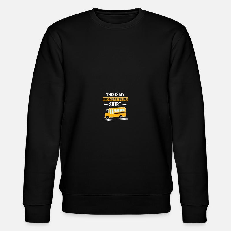 Moniteur d’autobus scolaires - Sweat bio CHANGER Stanley/Stella Unisexe - noir