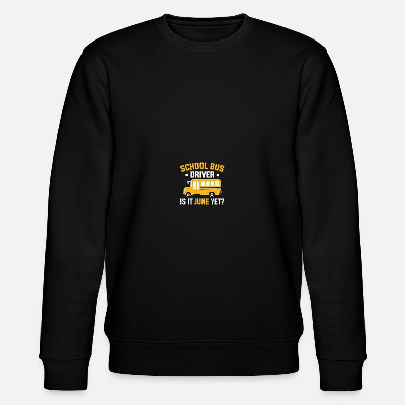 Busfahrer Schulbusfahrer - Stanley/Stella Unisex Bio-Sweatshirt CHANGER  - Schwarz