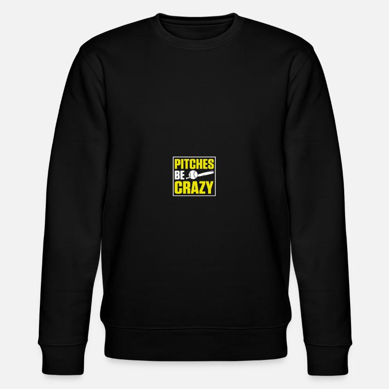 Baseball Softball Mama - Stanley/Stella Unisex Bio-Sweatshirt CHANGER  - Schwarz