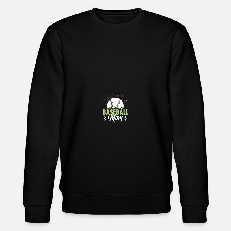 Maman de baseball - Sweat bio CHANGER Stanley/Stella Unisexe - noir