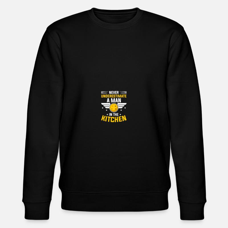 Pickle Ball Pickleball Kitchen - Stanley/Stella CHANGER Unisex Organic Sweatshirt - black