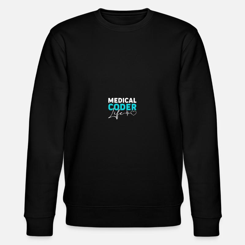 Medical Coding Medical Coders - Stanley/Stella CHANGER Unisex Organic Sweatshirt - black