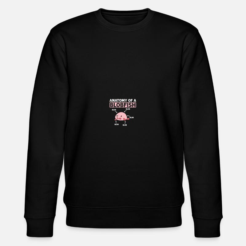 Blob-Fisch Blobfisch - Stanley/Stella Unisex Bio-Sweatshirt CHANGER  - Schwarz