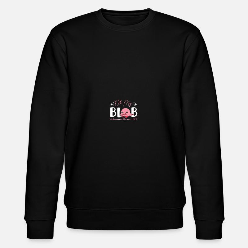 Blob-Fisch Blobfisch - Stanley/Stella Unisex Bio-Sweatshirt CHANGER  - Schwarz