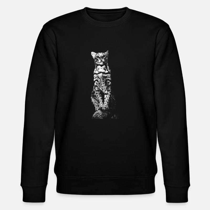 Ozelot - Stanley/Stella Unisex Bio-Sweatshirt CHANGER  - Schwarz