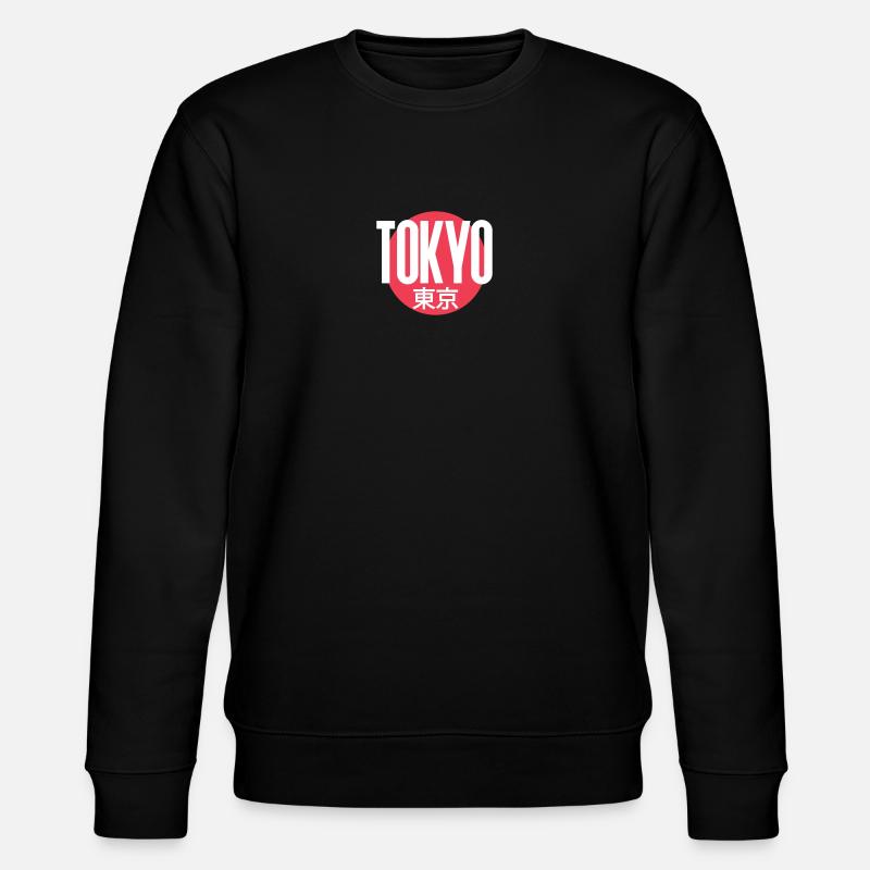 Tokyo - Stanley/Stella Unisex Bio-Sweatshirt CHANGER  - Schwarz