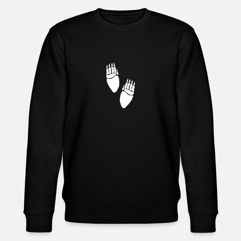 longues pattes d'ours blancs - Sweat bio CHANGER Stanley/Stella Unisexe - noir