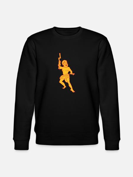 Zeus Jupiter mytologiske gud af græsk Olympus - Stanley/Stella økologisk unisex-sweatshirt CHANGER - sort