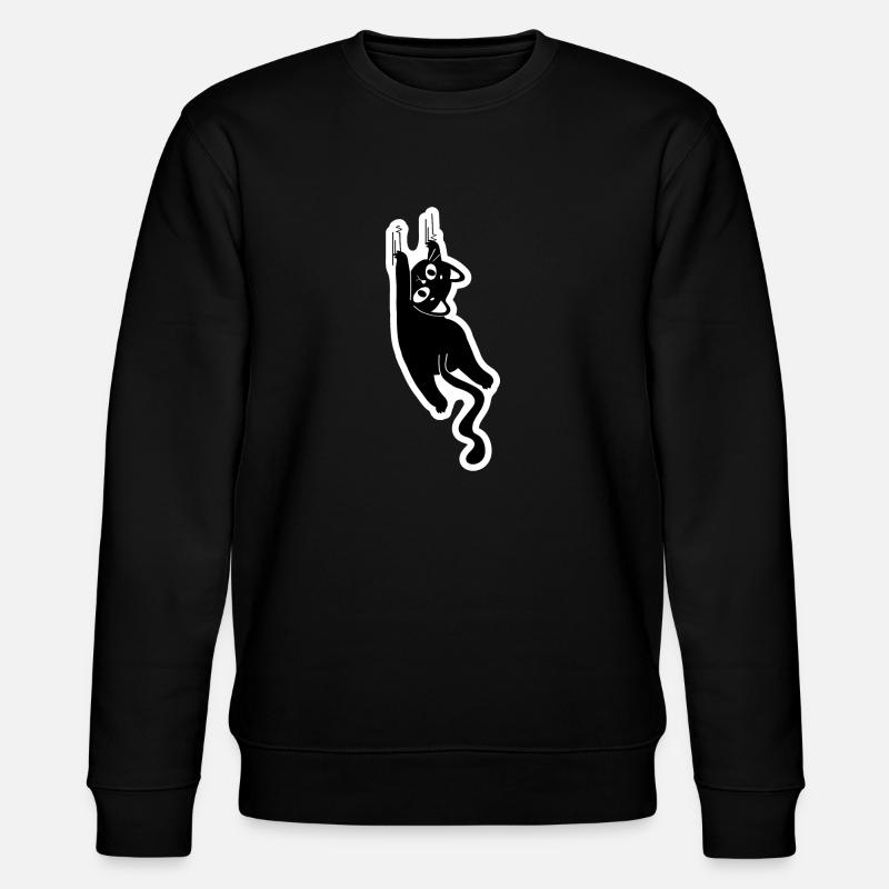 Chat qui gratte - Sweat bio CHANGER Stanley/Stella Unisexe - noir