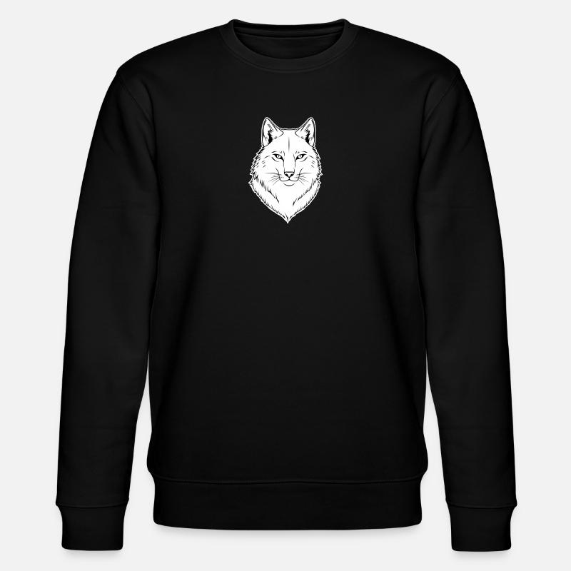 Mystischer Wolf - Stanley/Stella Unisex Bio-Sweatshirt CHANGER  - Schwarz