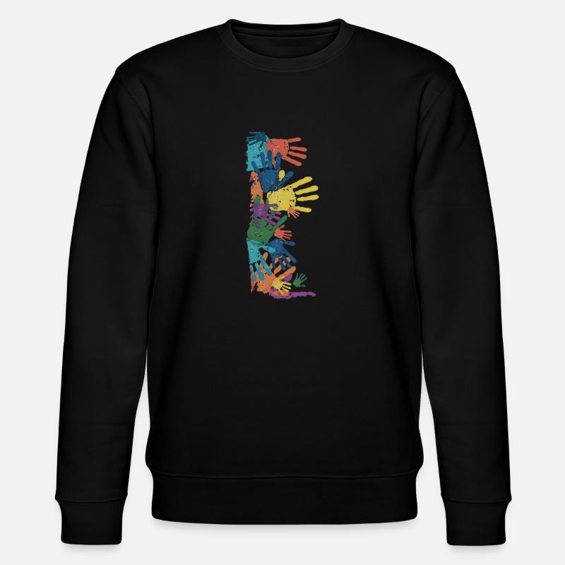 MAINS DE TOUCH - Sweat bio CHANGER Stanley/Stella Unisexe - noir