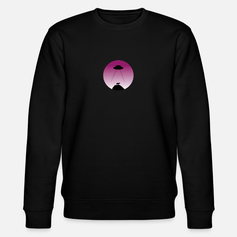 Alien abduction - Stanley/Stella Unisex Bio-Sweatshirt CHANGER  - Schwarz