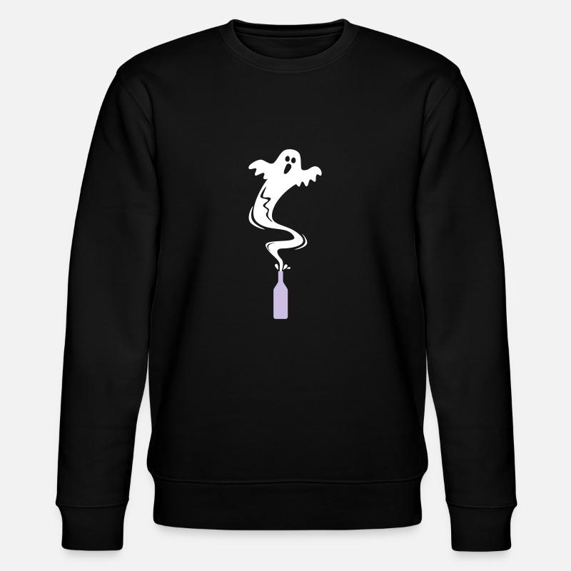 Flaschengeist - Stanley/Stella Unisex Bio-Sweatshirt CHANGER  - Schwarz
