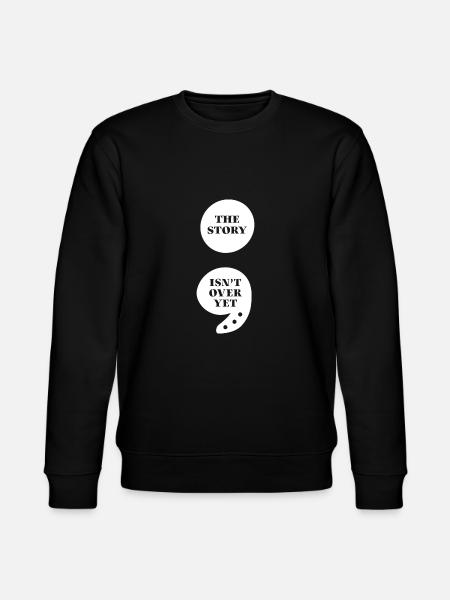 Anxiety Depression Mental Health - Stanley/Stella CHANGER Unisex Organic Sweatshirt - black