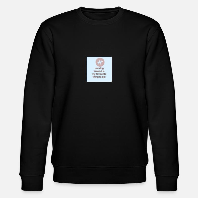 Herumhorchen - Stanley/Stella Unisex Bio-Sweatshirt CHANGER  - Schwarz