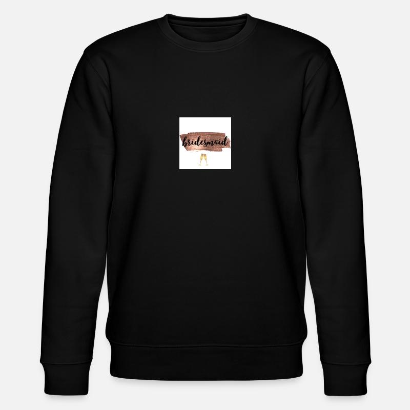 Bridesmaid - Stanley/Stella Unisex Bio-Sweatshirt CHANGER  - Schwarz