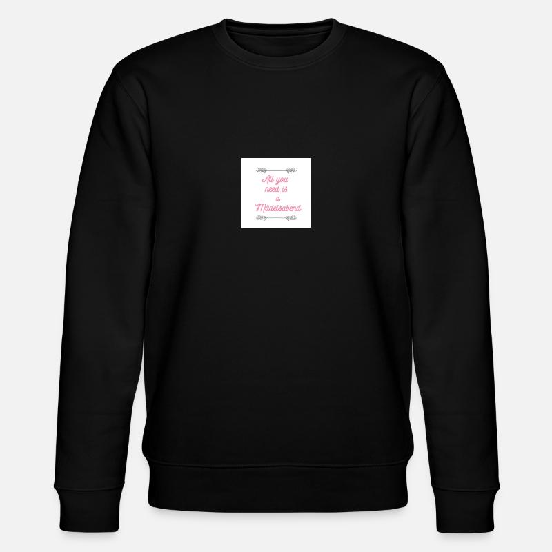 Mädelsabend - Stanley/Stella Unisex Bio-Sweatshirt CHANGER  - Schwarz