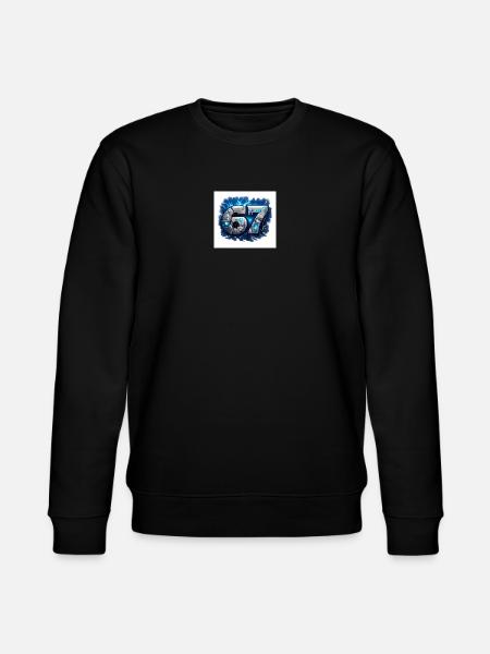 Neon Robo Number 67 - Stanley/Stella CHANGER Unisex Organic Sweatshirt - black