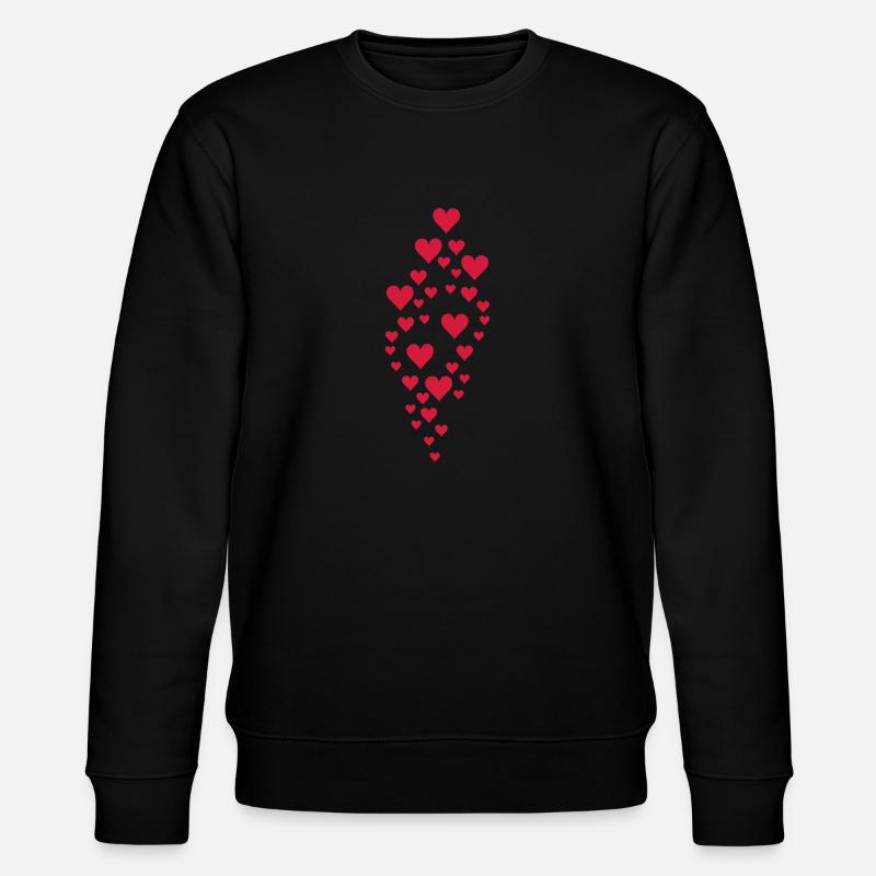 herzen - Stanley/Stella Unisex Bio-Sweatshirt CHANGER  - Schwarz