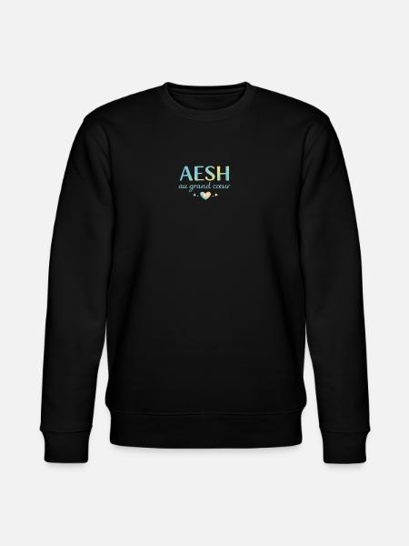AESH au grand cœur - Sweat bio CHANGER Stanley/Stella Unisexe - noir
