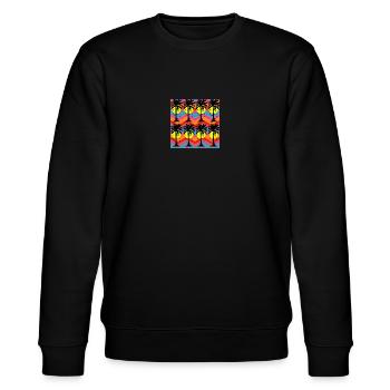 Sunset - Stanley/Stella Unisex Bio-Sweatshirt CHANGER  - Schwarz - Vorne - Nik (191cm) & Marisol (170cm)