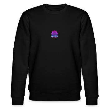 Los Angeles - Stanley/Stella Unisex Bio-Sweatshirt CHANGER  - Schwarz - Vorne - Nik (191cm) & Marisol (170cm)
