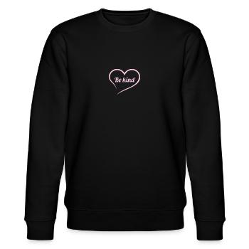 Be one of a kind - Stanley/Stella CHANGER Unisex Organic Sweatshirt - black - Front - Nik (191cm) & Marisol (170cm)