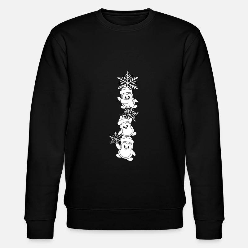 Penguin Noël - Sweat bio CHANGER Stanley/Stella Unisexe - noir