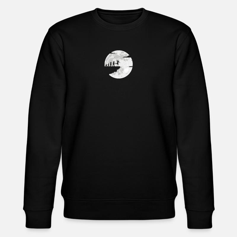 Moon Evolution Celebration - Stanley/Stella CHANGER Unisex Organic Sweatshirt - black