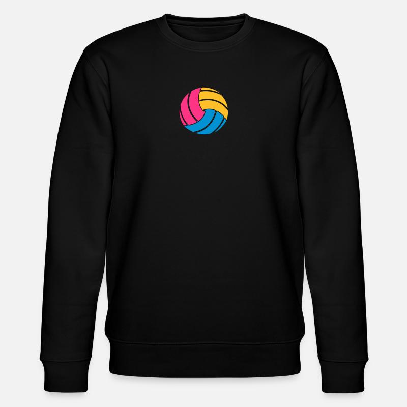 Volleyball - Stanley/Stella Unisex Bio-Sweatshirt CHANGER  - Schwarz