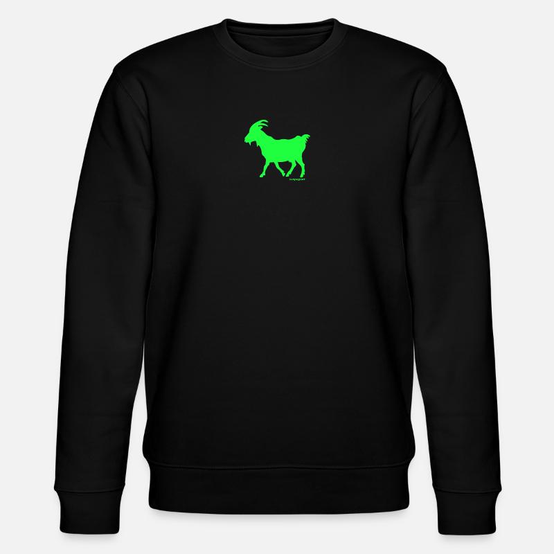 G.O.A.T. Chèvre bouc émissaire néon vert - Sweat bio CHANGER Stanley/Stella Unisexe - noir