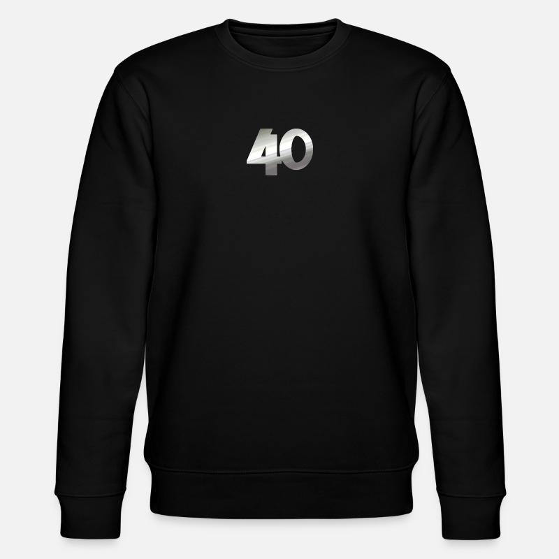 geschenk, 40 metallisch - Stanley/Stella Unisex Bio-Sweatshirt CHANGER  - Schwarz
