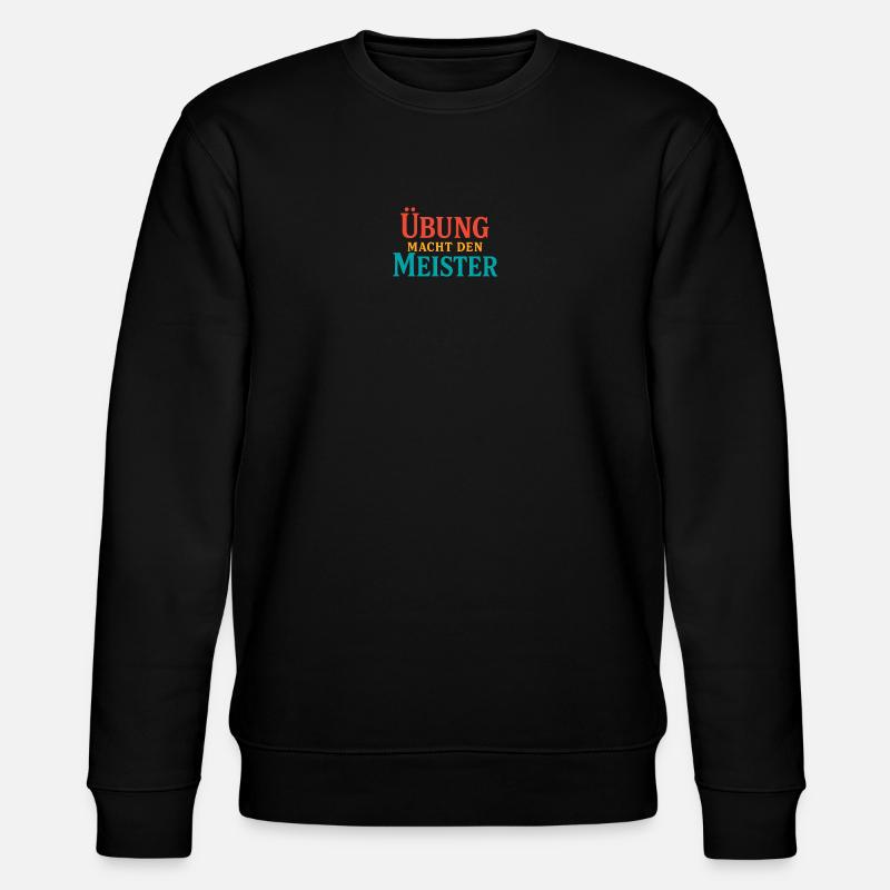Practice forging the Master - Stanley/Stella CHANGER Unisex Organic Sweatshirt - black