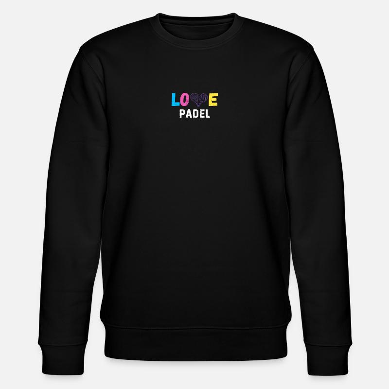 Padel-Liebe - Stanley/Stella Unisex Bio-Sweatshirt CHANGER - Schwarz
