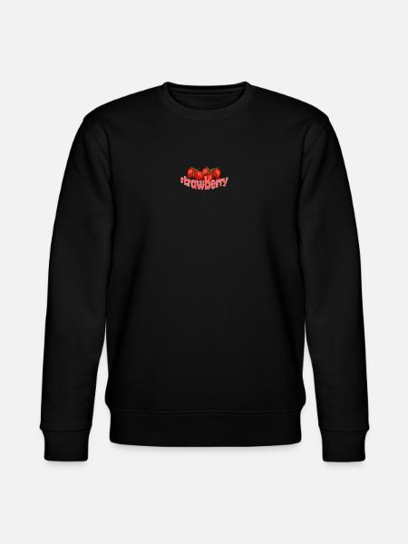 Strawberry - Stanley/Stella CHANGER Unisex Organic Sweatshirt - black