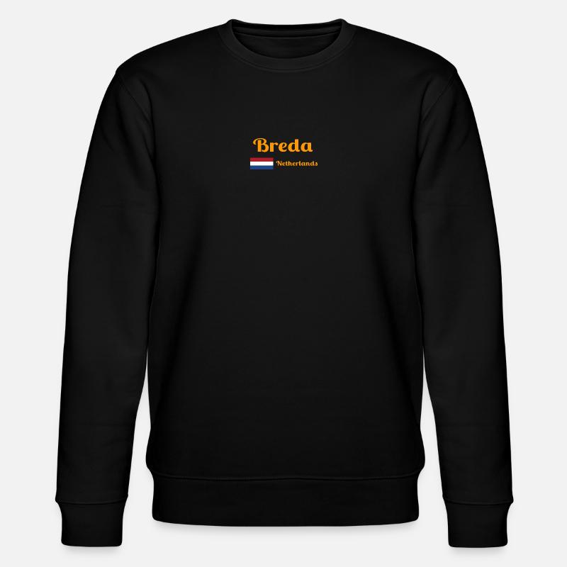 Breda Netherlands- Stylish prints - Stanley/Stella CHANGER Unisex Organic Sweatshirt - black
